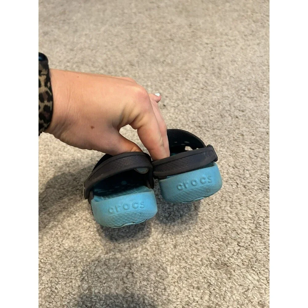 Crocs Kids Classic Clogs‎ Navy Blue Slip On Shoes Size C7